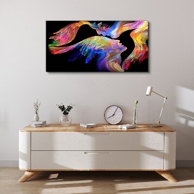 Obraz Canvas Kolorowe połączenie dusz