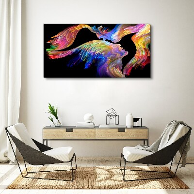 Obraz Canvas Kolorowe połączenie dusz