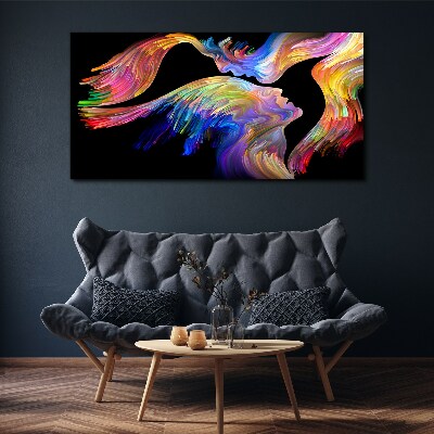 Obraz Canvas Kolorowe połączenie dusz