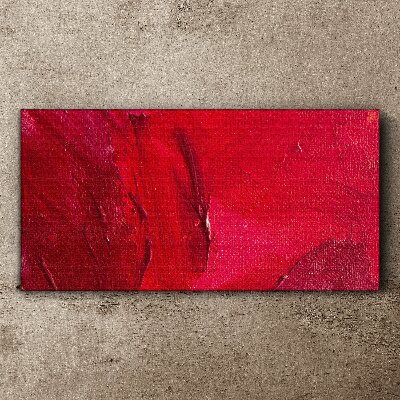 Obraz Canvas Intensywna Czerwień Abstrakcyjna