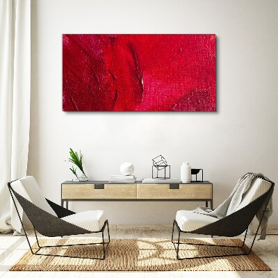 Obraz Canvas Intensywna Czerwień Abstrakcyjna