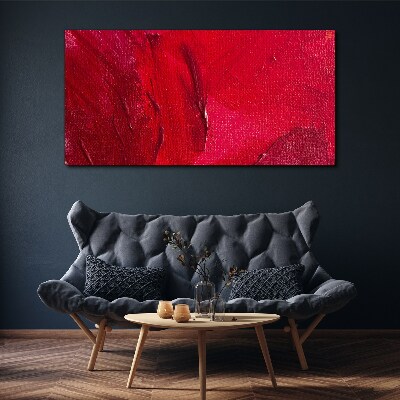 Obraz Canvas Intensywna Czerwień Abstrakcyjna