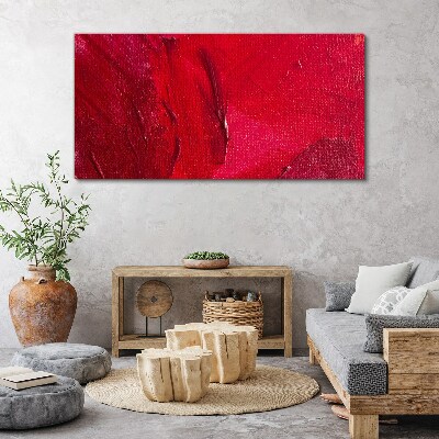 Obraz Canvas Intensywna Czerwień Abstrakcyjna