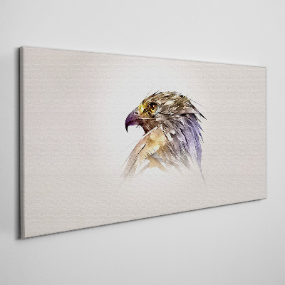 Obraz Canvas Portret orła w delikatnych odcieniach