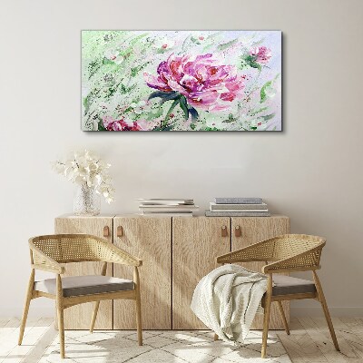 Obraz Canvas Kwiatowa kompozycja w pastelowych odcieniach