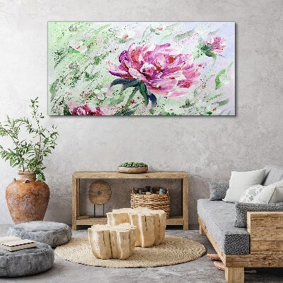 Obraz Canvas Kwiatowa kompozycja w pastelowych odcieniach