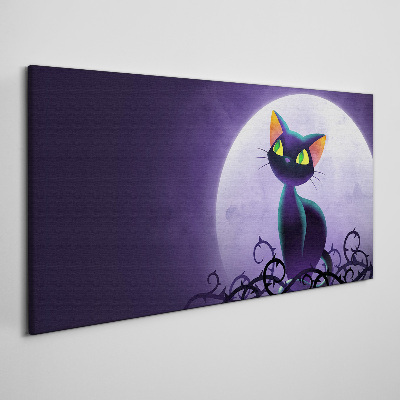 Obraz Canvas Koty w blasku księżyca