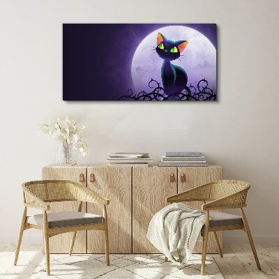Obraz Canvas Koty w blasku księżyca