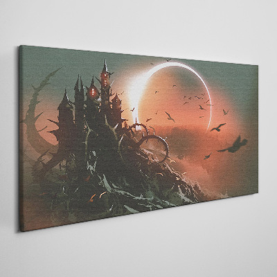 Obraz Canvas Zamek w mroku