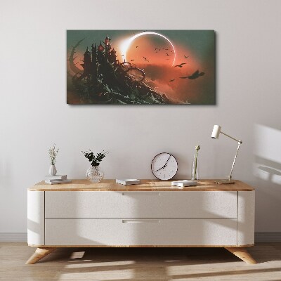Obraz Canvas Zamek w mroku