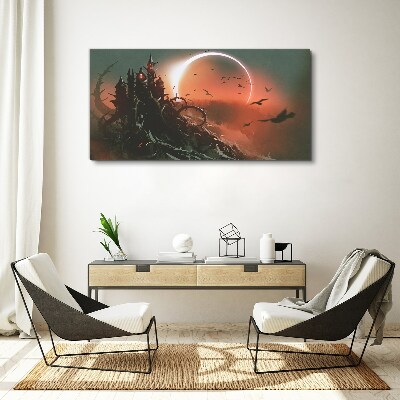 Obraz Canvas Zamek w mroku