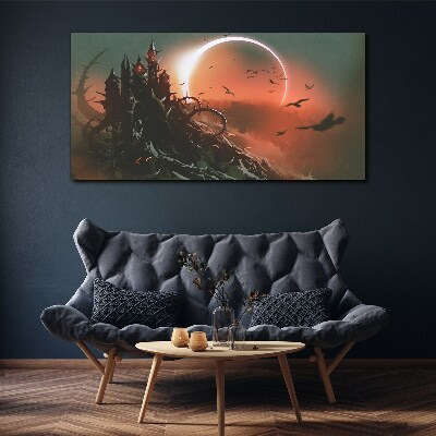 Obraz Canvas Zamek w mroku