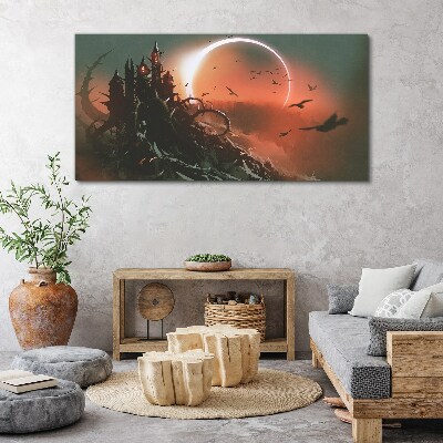 Obraz Canvas Zamek w mroku