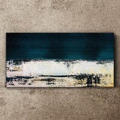 Obraz Canvas Spokojny horyzont w odcieniach niebieskiego