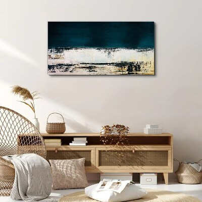 Obraz Canvas Spokojny horyzont w odcieniach niebieskiego