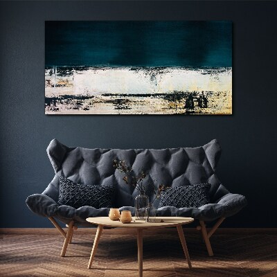 Obraz Canvas Spokojny horyzont w odcieniach niebieskiego