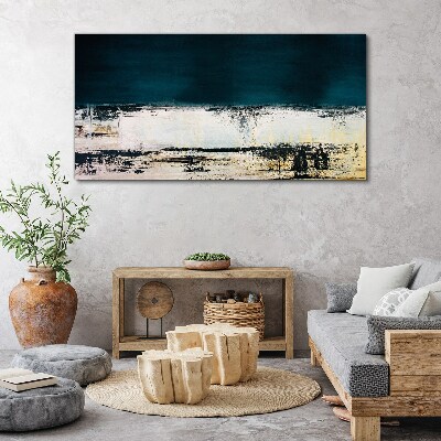 Obraz Canvas Spokojny horyzont w odcieniach niebieskiego