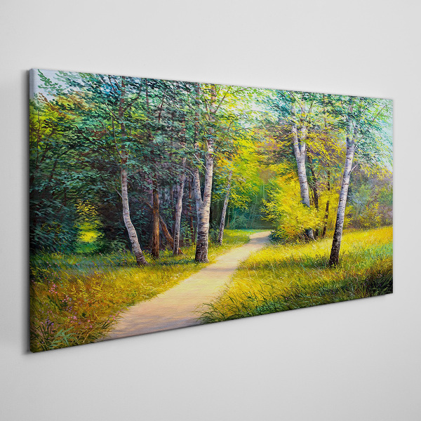 Obraz Canvas Spokojna ścieżka w lesie