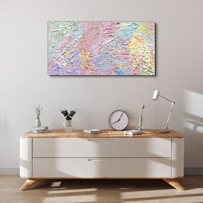 Obraz Canvas Pastelowe Kwiaty w Ruchu