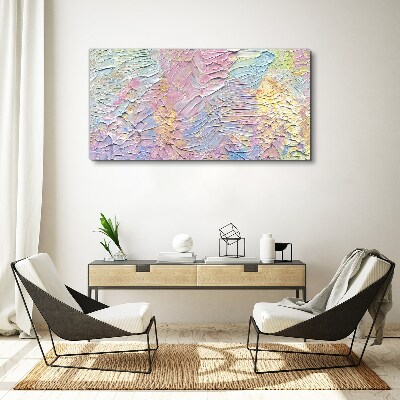 Obraz Canvas Pastelowe Kwiaty w Ruchu
