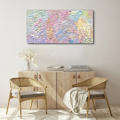 Obraz Canvas Pastelowe Kwiaty w Ruchu