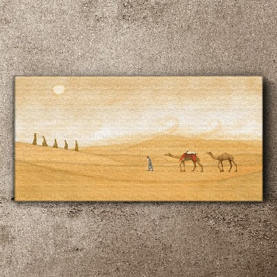 Obraz na Płótnie pustynia słońce zwierzęta
