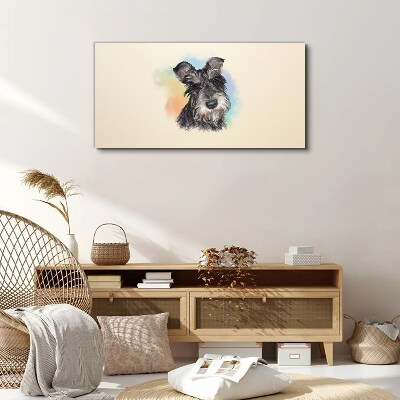 Obraz na Płótnie Malarstwo zwierzę pies