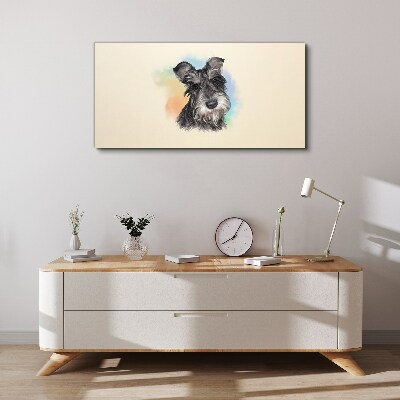 Obraz na Płótnie Malarstwo zwierzę pies