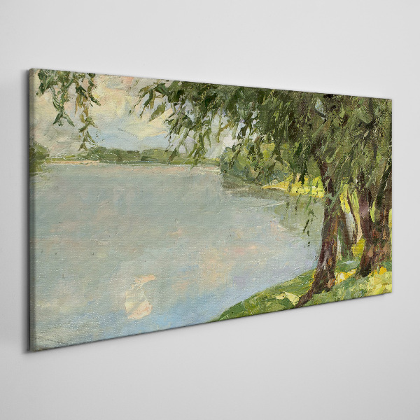 Obraz Canvas Spokój nad rzeką