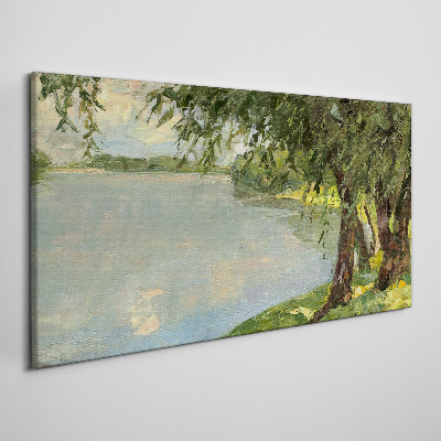 Obraz Canvas Spokój nad rzeką