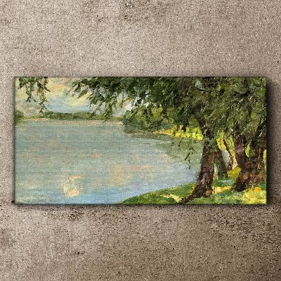 Obraz Canvas Spokój nad rzeką