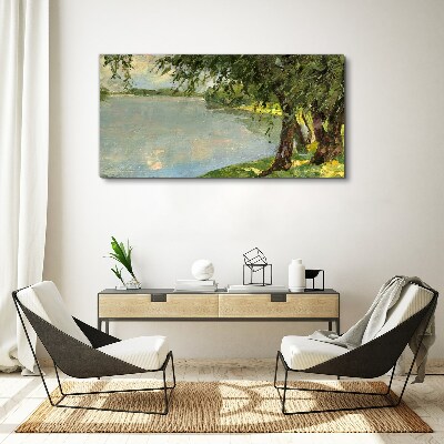 Obraz Canvas Spokój nad rzeką