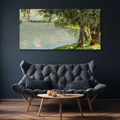 Obraz Canvas Spokój nad rzeką