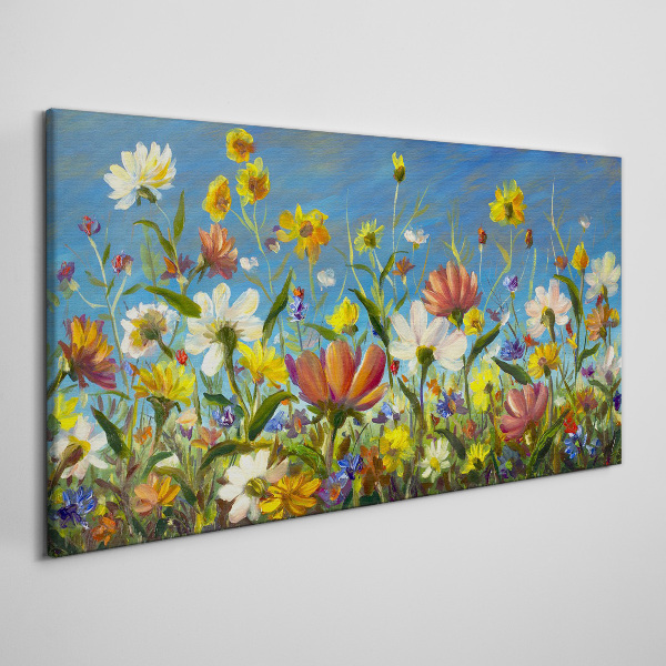 Obraz Canvas Kwiatowy pejzaż wiosenny