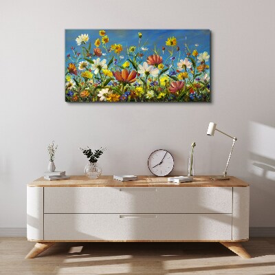 Obraz Canvas Kwiatowy pejzaż wiosenny