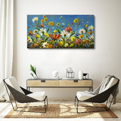 Obraz Canvas Kwiatowy pejzaż wiosenny