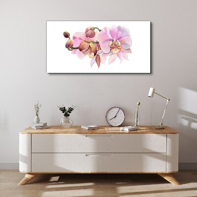 Obraz Canvas Akwarela kwiat orchidea