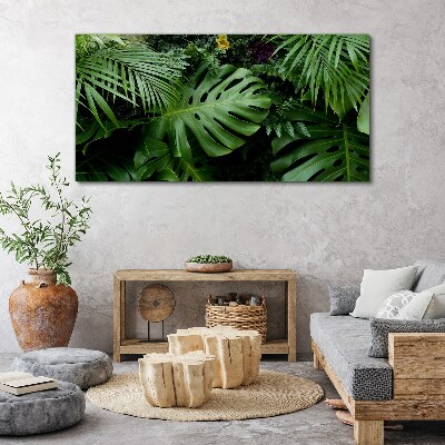 Obraz Canvas Tropikalna zieleń w głębi natury