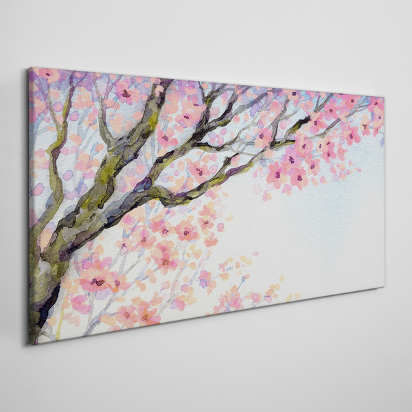 Obraz Canvas Wiosenny kwiatowy pejzaż