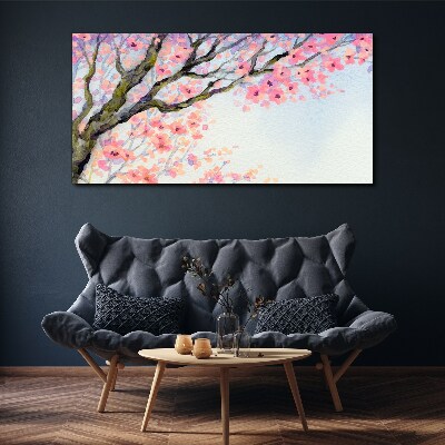 Obraz Canvas Wiosenny kwiatowy pejzaż