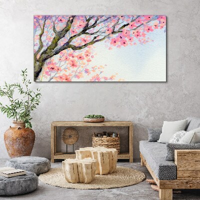 Obraz Canvas Wiosenny kwiatowy pejzaż