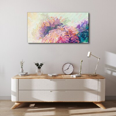 Obraz Canvas Kwiatowe marzenia w pastelowych tonach