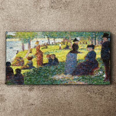 Obraz Canvas Letnie popołudnie nad rzeką