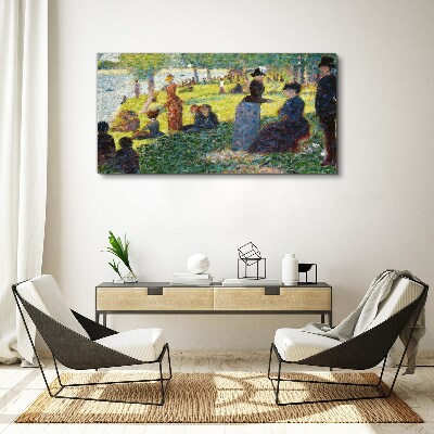 Obraz Canvas Letnie popołudnie nad rzeką