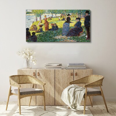 Obraz Canvas Letnie popołudnie nad rzeką