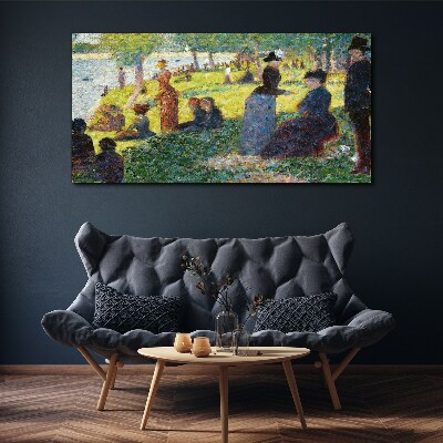 Obraz Canvas Letnie popołudnie nad rzeką
