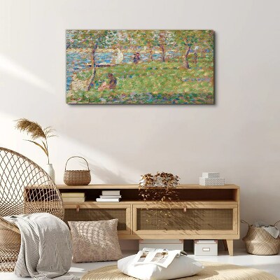 Obraz na Płótnie Wyspa Malarstwo Seurat