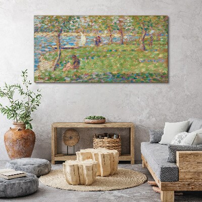 Obraz na Płótnie Wyspa Malarstwo Seurat