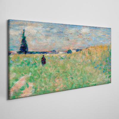 Obraz Canvas Spacer wśród zieleni