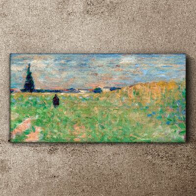 Obraz Canvas Spacer wśród zieleni